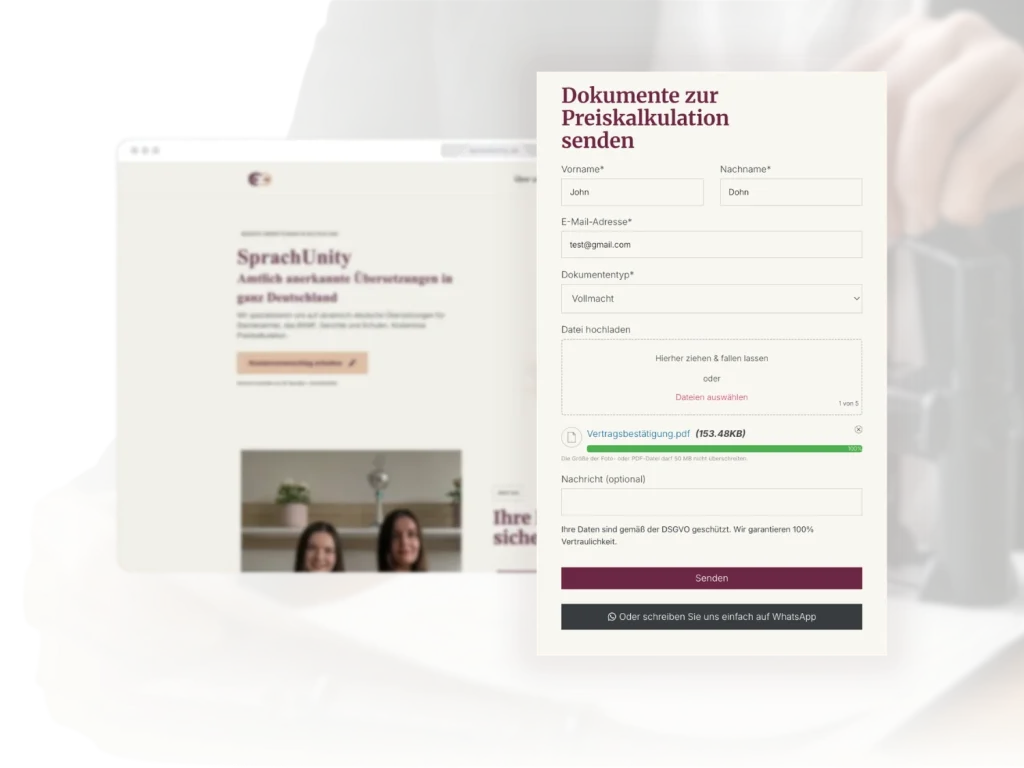 Legal Interface Digitalisierung des Vertrauens